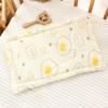 Almohada para Bebé Almohada Plana Frijol Terciopelo Más Algodón Almohada Nube Bebé Recién Nacido 0-12 Meses Gasa Cuatro Estaciones Calmante
