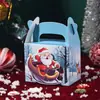 En Stock Dibujos Animados Cuadrada Portátil Caja de Dulces Creativa Gama Alta Caja de Papel Empaque de Frutas Bolsa de Regalo Al Por Mayor