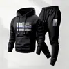 Conjunto de Sudadera con Capucha y Logo Personalizado Amazon Transfronterizo Sudaderas Unisex Moda Urbana Venta al por Mayor de Sudaderas Desde Una Pieza