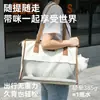 Bolsa de viaje para mascotas, transportadora de gatos, bolsa portátil para gatos, bolso de hombro para perros pequeños con cabeza abierta, accesorios para perros portátiles y transpirables
