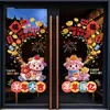 2027 Pegatinas de Ventana Año Nuevo Pegatinas de Vidrio Año del Cordero Calcomanías de Ventana Decoración Festival de Primavera Pegatinas de Puerta Electroestáticas