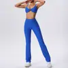 Conjunto de yoga sem costura estilo europeu e americano transfronteiriço para mulheres, incluindo um top esportivo, shorts, calça longa de cintura alta de secagem rápida e um conjunto de ginástica