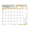 Calendario de Pared Amazon Planificador Mensual Diario 2025-26 Páginas Desplegables Montado en Pared Estampado en Oro Tamaño Grande