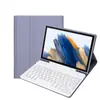 Funda protectora para tableta Samsung Tab A8 2021, ranura para lápiz de TPU, funda de cuero con teclado Bluetooth X205/X200