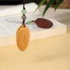 Nuevo Colgante de Madera Arcoíris Oro y Jade Palo de Rosa Llavero Colgante para Coche Cadena de Teléfono Móvil Colgante para Bolso