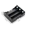 Caja de Batería de Litio 18650 Sección 1/2/3/4 Serie y Paralelo con Cable y Cubierta Asiento de Carga con Pin de 3.7V Asiento de Batería