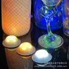 Pegatinas Luminosas LED Personalizadas para Vasos de Plástico ABS Impermeables Bases Luminosas para Botellas de Vino Posavasos Parpadeantes para Whisky Champagne