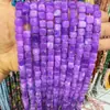 Comercio Exterior Ágata de Colores Accesorios para Joyería DIY Ágata Rayada Semiacabada Piedra Natural Cubo de Azúcar Joyería