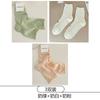 Calcetines de Malla Calados para Primavera y Otoño para Mujer, Zapatos Mary Jane Lindos de Encaje Estilo Coreano de Media Pantorrilla, Calcetines de Algodón con Lazo Dulce