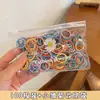 Ligas para el cabello de nailon de alta elasticidad Bandas para el pulgar Cuerdas para el cabello Bolsa de crisantemo Caja con empaque Accesorios para el cabello Ligas para el cabello infantiles Cuerdas para el pulgar