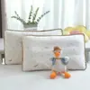 Funda de almohada de gasa arrugada de algodón puro para bebé y niños, funda individual para almohada, funda interior para núcleo de almohada de estudiante, guardería, bebé