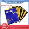 Lixa de carboneto de silício seca e úmida de venda quente transfronteiriça polimento lixa resistente à água 60-2000 lixa de malha