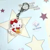 Llavero de Acrílico Navideño de Sanrio Japonés My Melody Cinnamoroll Colgante Lindo de Dibujos Animados para Estudiante Bolsa