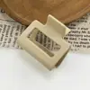 Horquilla Helada Vintage para el Cabello Adorno para la Cabeza de Baño Accesorios para el Cabello Pinza de Tiburón Cuadrada de Acrílico Simple para Cola de Caballo