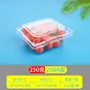 Caja desechable para frutas y verduras al por mayor caja de un catty para frutas y verduras en stock caja de plástico PET para frutas caja de embalaje desechable