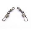 Conector Giratorio de Cobre Estilo Americano + Broche Tipo B de Acero Inoxidable Accesorios para Pesca en Mar Conector Giratorio para Señuelo Equipo de Pesca en Aguas Abiertas