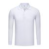 Lapela camisa polo de manga comprida personalizado T-shirt macacão de algodão impressão transfronteiriça publicidade cultural camisa bordado logotipo