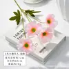 Flor de Amapola Artificial de Seda con Aspecto de Pintura al Óleo Vintage, Flor Falsa para Decoraciones de Boda, Adorno para Jarrón de Sala de Estar, Suministro Transfronterizo