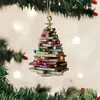 Novo produto transfronteiriço: Pingente decorativo de pássaro simulado plano de acrílico para Natal, árvore de Natal, casa e decoração de mochila
