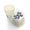 Fabricante de Vasos Desechables Venta al por Mayor al por Mayor Vaso de Papel Pequeño Mini de 7 Onzas 200ml Espesado Recubierto Vaso para Bebidas Calientes Flor