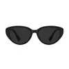Gafas de Sol Retro Trendy 2026 con Marco Negro y Lentes Marrones para Mujer, Polarizadas, con Acabado de Alta Gama y Protección UV