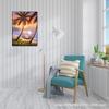 Decoración de Pared Transfronteriza de Amazon Dormitorio Decoración del Hogar Océano Azul Orilla del Mar Arte de Pared en Lienzo sin Marco Sala de Estar