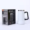 Taza de cerveza estilo brasileño de gran capacidad 304 de acero inoxidable de doble pared con aislamiento al vacío de 24 oz con asa, logo personalizable