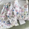 Conjunto de Pijama de Camisola y Shorts Estilo Deseo Puro para Mujer, Nuevo Verano 2026 Estilo Dulce de Crayon Shin-chan con Sujetador Incorporado, Conjunto de Ropa de Casa