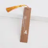 Marcadores de Madera Estilo Zen Chino, Regalos Pequeños Culturales y Creativos Personalizados, Souvenirs de Viaje, Marcadores Literarios Estilo Antiguo de Secuoya