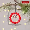 Decoração de Natal Nova Transfronteiriça Pequenos Enfeites de Madeira Etiquetas de Decoração de Natal Artesanato em Madeira Enfeites para Árvore de Natal