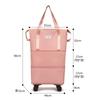 Bolsa de Viaje Universal con Ruedas para Mujer, Bolsa de Equipaje de Gran Capacidad, Ligera y Plegable, Maleta Trolley de Almacenamiento con Polea, Bolsa de Equipaje Facturado
