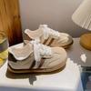 Beier sapatos de plataforma esportivos versáteis de sola macia para mulheres da moda estilo ins coreano para meninas 2025 primavera novo B1902
