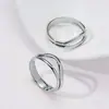 Estilo de Nicho Nuevo Diseño Coreano de Nicho Anillo de Acero Inoxidable, Estilo Chanel, Directo del Fabricante, Al Por Mayor en Stock