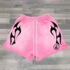 Cross-border verão novo geométrico 3D digital impressão shorts casal masculino e feminino japonês tendência marca praia calças