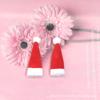 Mini bufanda navideña transfronteriza, sombrero, muñeca, bufanda pequeña, accesorios de joyería navideña DIY, decoraciones navideñas para muñecas