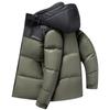 Chaqueta de plumón con capucha desmontable de nuevo estándar nacional para pareja a la moda, nueva para otoño e invierno, para hombre y mujer, para exteriores, cálida y gruesa