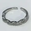 Moda Europea y Americana Anillos Cruzados de Cobre Puro, Acero de Titanio, Acero Inoxidable Anillos Vintage de Lujo Ligero, Anillos Ajustables, Accesorios Versátiles para Manos