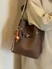Bolso de Cubo Japonés para Mujer de Lujo Ligero, Bolso Cruzado Coreano para el Trabajo, Bolso de Hombro de Gran Capacidad, Bolso de Mano, Moda Otoño 2026, Hombro Único