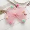 Estilo Coreano Bolas de Colores Malla Lazo Resorte Verano Niños Accesorios para el Cabello Bolsas DIY Funda para Teléfono Móvil Accesorios para Ropa