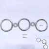[Corrente DIY] Explosivo comércio exterior transfronteiriço na Europa e América Amazon quente fivela de corrente de roupa acessórios de liga