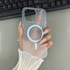 Capa Magnética Simples com Sensação de Pele para iPhone 18 Pro Max, Capa Dura Fosca Semitransparente Ice Fog para Apple 17, Tendência