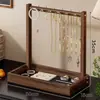 Suporte de exibição para acessórios de cabelo, penteadeira, caixa de armazenamento de mesa para hall de entrada, suporte para pendurar elásticos de cabelo, tiaras, pulseiras e braceletes multifuncional