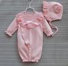 Ropa Infantil Transfronteriza de Primavera y Otoño, Ropa para Bebés, Conjunto de Una Pieza, Mameluco de Princesa para Bebé de 100 Días, 0-12 Meses