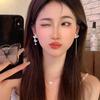 Internet celebrity sense Coreia do Sul borla brincos feminino ins estilo personalidade temperamento ear studs orelha jóias atacado