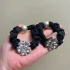 Anel de Cabelo de Cristal Camélia Borracha de Alta Qualidade para Prender Cabelo Estilo Tendão Super Macio Moda Cabeça de Bola Corda Anel de Cabelo Distintivo Corda de Cabelo