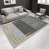 Tapete Cinza Moderno Simples de Luxo Leve Estilo Ins para Sofá Mesa de Centro Sala de Estar Quarto Tapete Cobertor de Cabeceira
