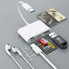 Leitor de Cartão Multifuncional Quatro em Um Dock de Expansão Tipo C Leitor de Cartão U de Alta Velocidade para Cartão TF Cartão de Memória SD Conversor para Celular