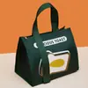 Bolso térmico, bolsa de almuerzo para oficinista, bolsa de almuerzo de dibujos animados creativos, bolsa de almuerzo para estudiante, bolsa de gran capacidad, bolsa para lonchera estilo coreano
