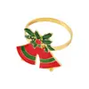 Guirlanda de Rena de Natal Papai Noel Floco de Neve Porta-Guardanapo Suporte de Guardanapo Decoração de Hotel Fivela de Guardanapo Mais Vendido na Amazon