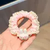 Gafas de Encaje Dulces Lazo para el Pelo de Gato Cuerda para el Pelo de Dibujos Animados Cola de Caballo Ins Chica Intestino Delgado Goma Elástica de Encaje Linda Tocado